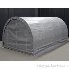 King Canopy 10' x 20' Dome Garage Canopy in Silver